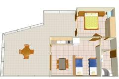 Apartmanok BIKIN Apartman 1 – AP1Hvar2+2 foto 5