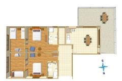 Apartmanok BIKIN Apartman 4 – AP4Brač4+4 foto 3