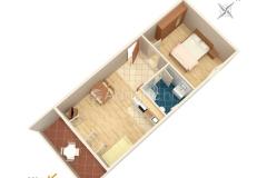Apartmanok with sea view Cihorich Apartman 3 foto 1