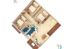 Apartmanok with sea view Cihorich Apartman 1 foto 1
