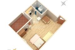 Apartmanok with sea view Cihorich Apartman 4 – studio foto 1