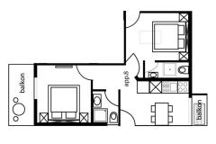 Apartmanok Tilda Apartman 3 – Tilda8 2+2 foto 2