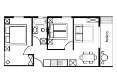 Apartmanok Tilda Apartman 2 – Tilda7 4+2 foto 2