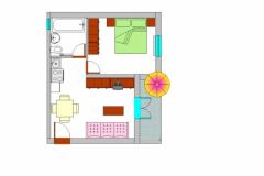 Apartmanok Grzalja-Rozic Krk Apartman 2 – A2 foto 4
