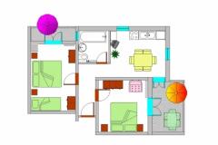Apartmanok Grzalja-Rozic Krk Apartman 4 – A4 foto 4
