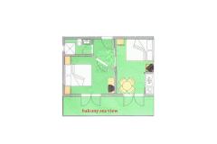 Vila Snježana Apartman 2 – 2+2seaview foto 1