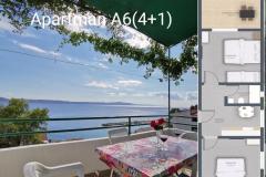Apartmanok Reljic Apartman 4 – A6(4+1) foto 3