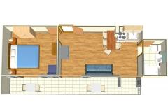 Apartman Ház  Klaričić Apartman 1 – Ap2+2 foto 1