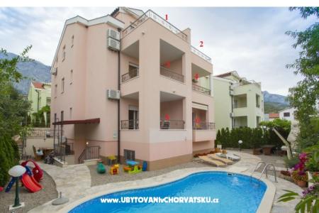Apartmanok Jelena i Bojka Baška Voda Horvátország