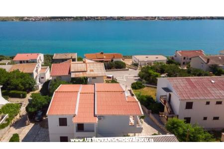 Apartmanok Plaža Pag sziget Horvátország