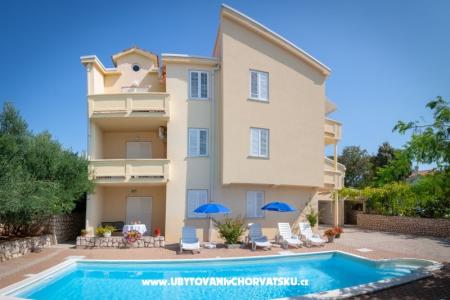Apartmanok Villa Ana Pag sziget Horvátország