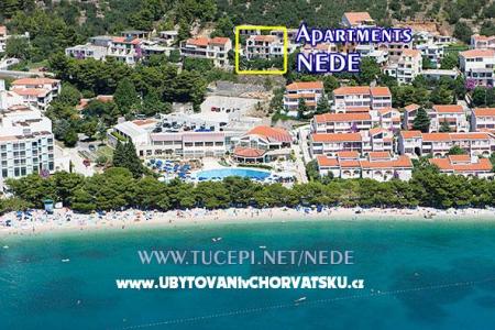 Apartmanok NEDE Tučepi Horvátország