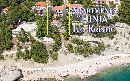 Apartman Villa Tunja – Szálláshely Brela Horvátország
