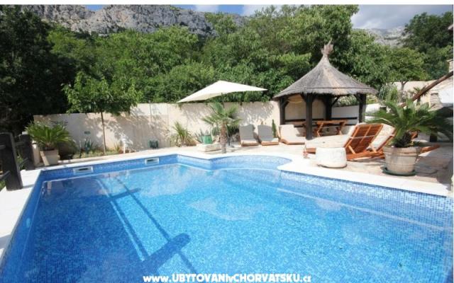 Stone Brela- swimming pool, grill – Szálláshely Brela Horvátország