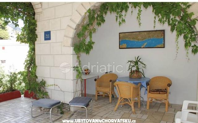 Apartmanok Marta – Szálláshely Gradac – Podaca Horvátország