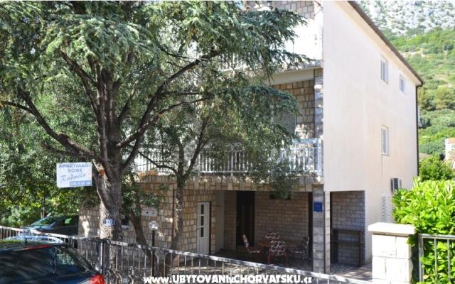 Apartmanok Radmila – Szálláshely Gradac – Podaca Horvátország
