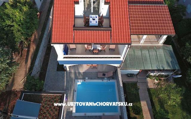 Apartmanok Villa Petra  – Szálláshely Krk sziget Horvátország