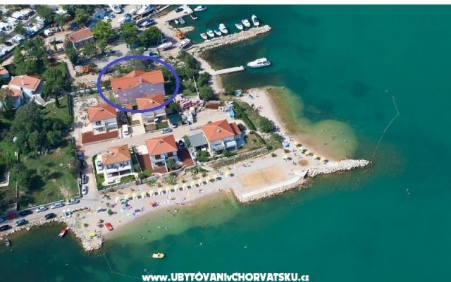 Villa Klimno direct a strandon – Szálláshely Krk sziget Horvátország