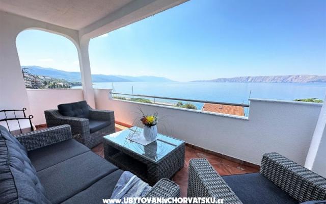 Apartmanok Villa Laurus – Szálláshely Novi Vinodolski Horvátország