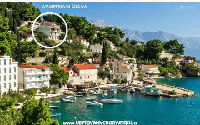 Apartmanok Diana – Szálláshely Omis Horvátország