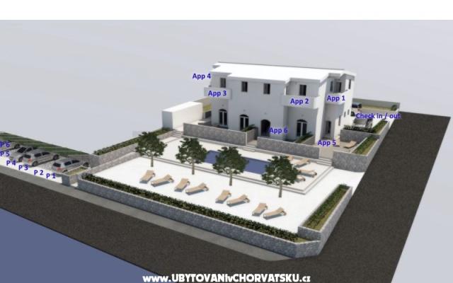 Villa Ivanović – Szálláshely Vir sziget Horvátország