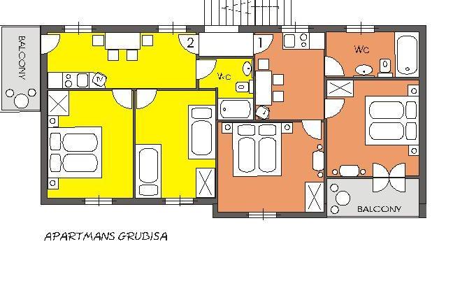 Apartmanok Grubiša – fotó 3